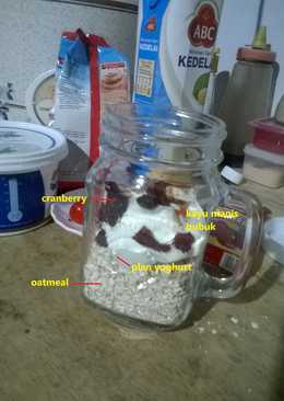 Oatmeal overnight in jar