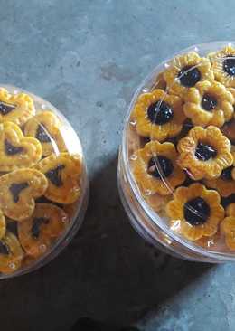 Nastar bunga blueberry