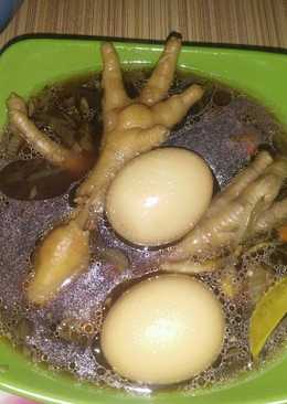 Semur telor ceker kecap