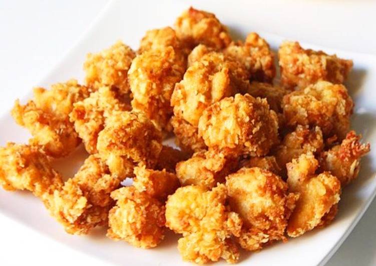 resep lengkap untuk Ayam popcorn KFC