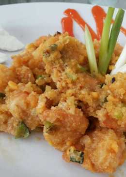 Udang Kriuk Saus Telur Asin