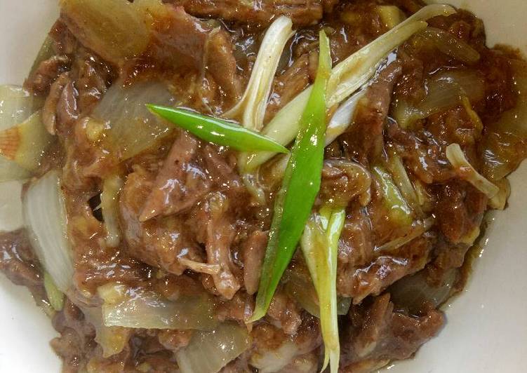 gambar untuk cara membuat Beef teriyaki homemade