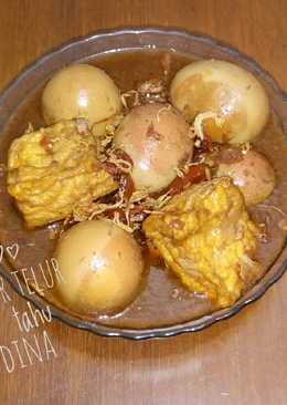 Semur telur & tahu