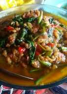 Cah Kangkung Oncom Pedas