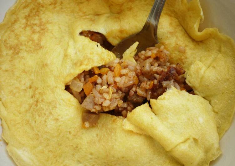 Resep Omurice / omelette rice