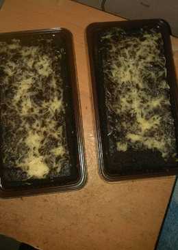 Brownis Kukus coklat keju simple