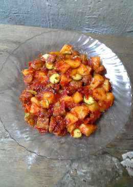 Sambal kentang+pete+tempe