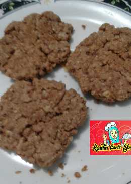 Cookies Oat Choco Teflon Mudah, Enak, & Sehat