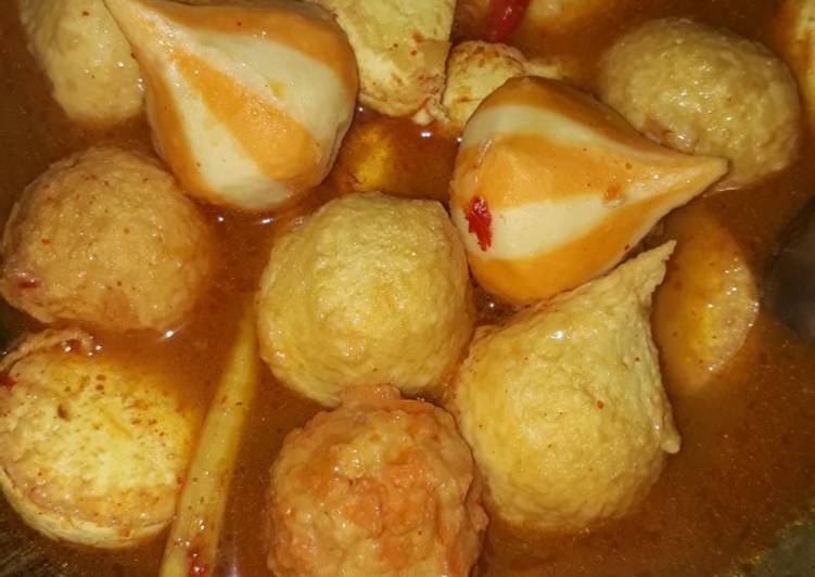 gambar untuk cara membuat Sukiyaki kuah tomyam ala kadarnya