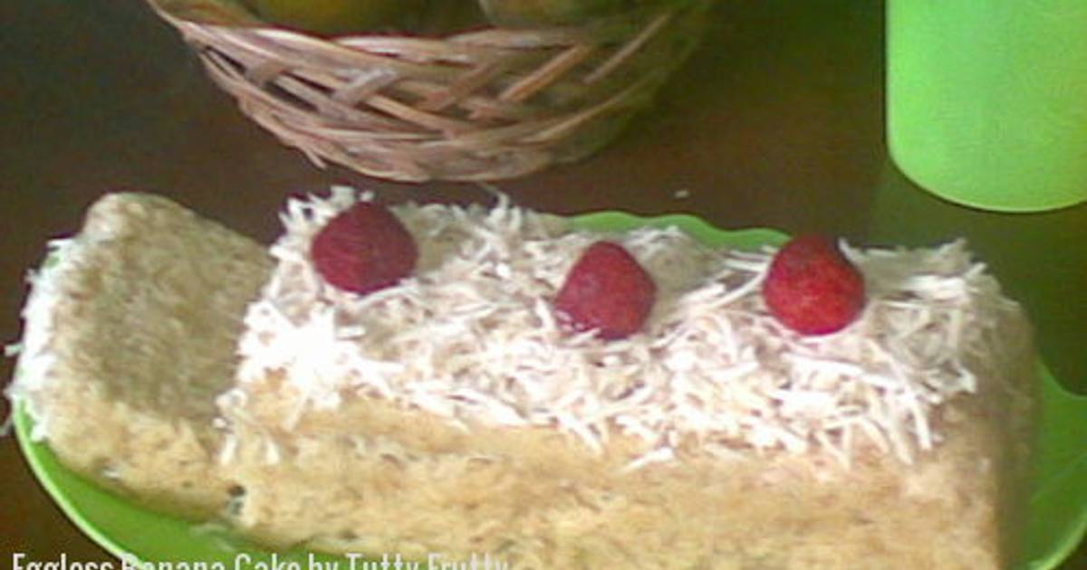 Resep Eggless Banana Cake Resep Eggless Banana Cake
