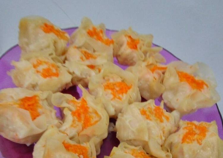 resep lengkap untuk Siomai ayam vs udang