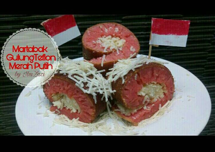 Resep Martabak Gulung Teflon merah putih Karya Wulan Anggraeni