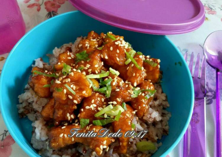 gambar untuk resep Ayam Krispi Saus Orange