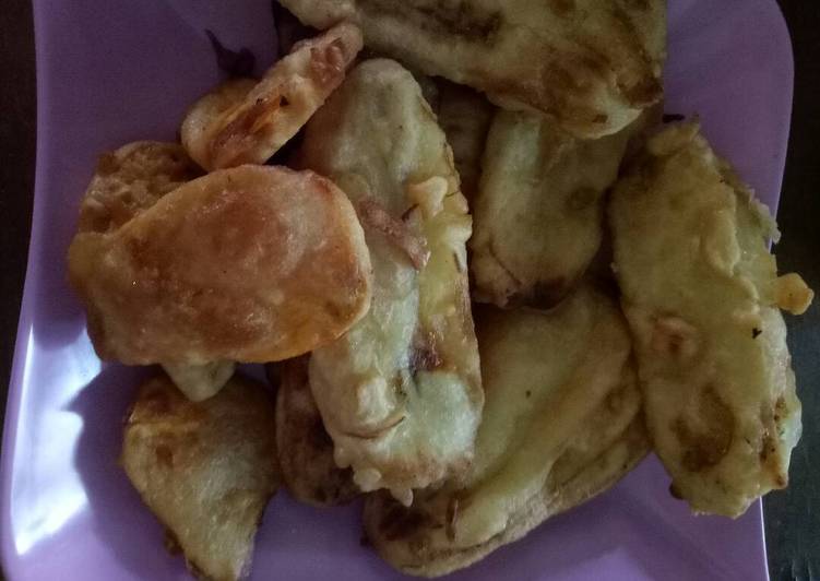 gambar untuk resep makanan Ubi dan pisang goreng mudah