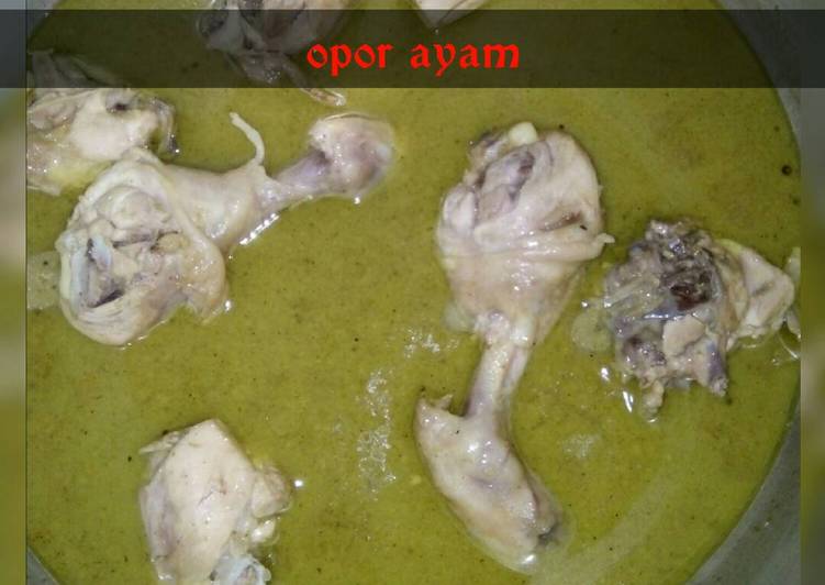 Resep Opor ayam Karya Esy Handono