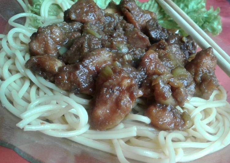 Resep Spagetti Ayam Kecap Oleh Novi Sulistiani