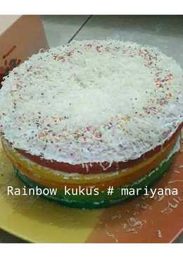 Rainbow Cake Kukus Ny.Liem Lembut Banget