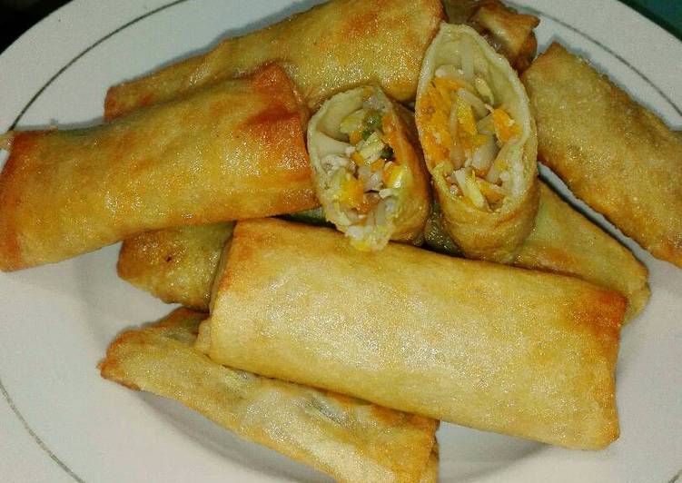 cara membuat Lumpia ragout sederhana