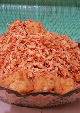 Ayam suwir tahu ricarica
