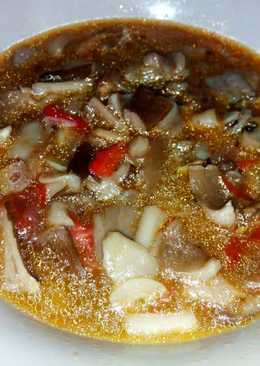 Tumis Jamur Hutan (aka. jamur liar/ jamur barat/ jamur bulan)