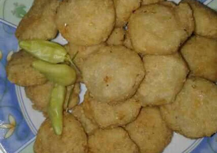 resep makanan Ciret (ampas tahu + aci)