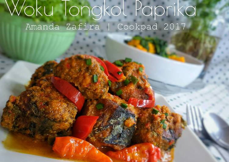 Resep Woku Tongkol Paprika (sedap dan wangi) Kiriman dari Amanda Zafira