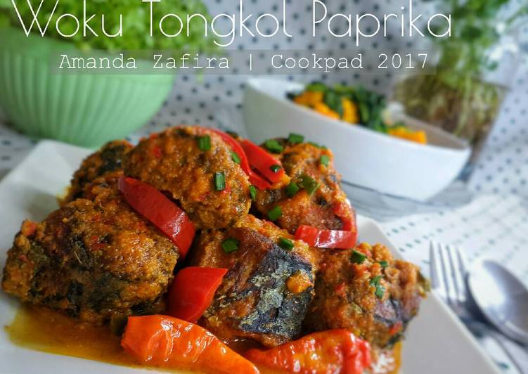 resep makanan Woku Tongkol Paprika (sedap dan wangi)