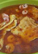 Telor udang kuah rica rica