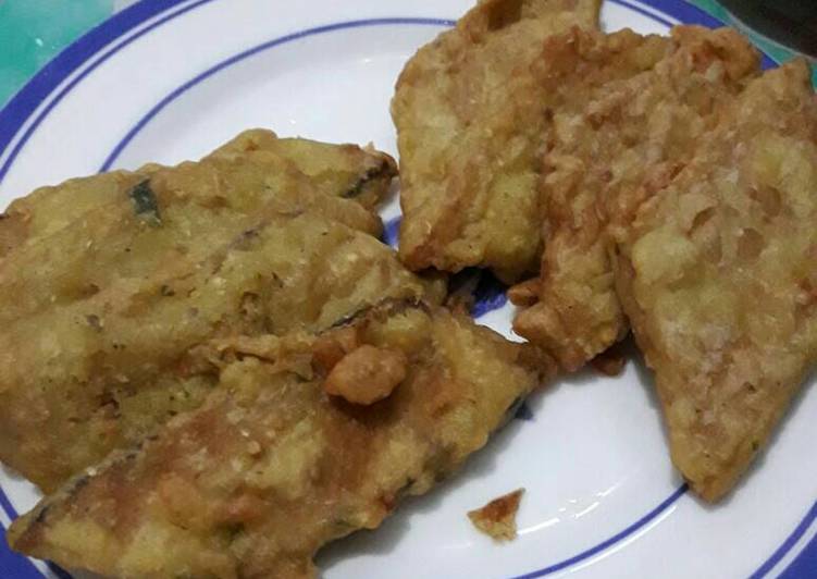 resep masakan Tempe/menjes mendoan simple