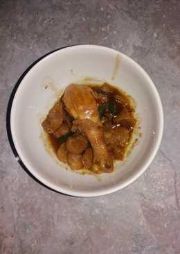 Ayam bakso saus teriyaki saori