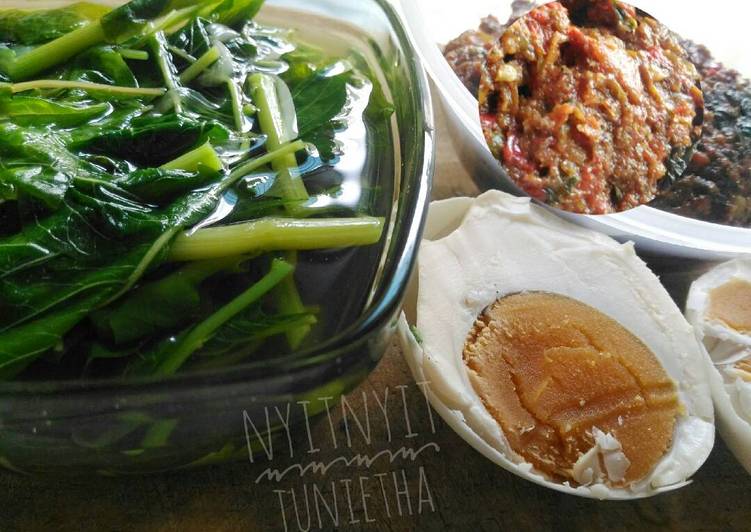 gambar untuk resep Sayur kunci sambal teri