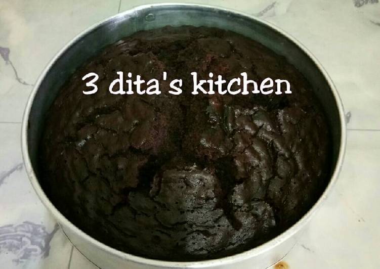 gambar untuk resep makanan Brownis no telur no mixer