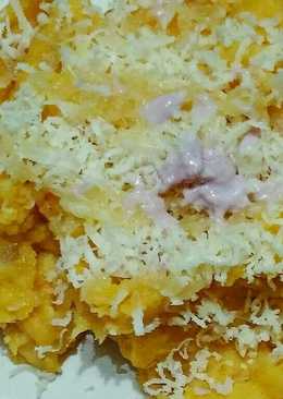 Mashed cassava/ ubi /telo Pendem ala Mrs Bam (menu diet)