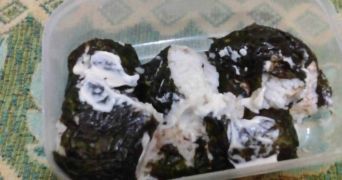 Resep Onigiri chicken mayo ala Dinar Sekar