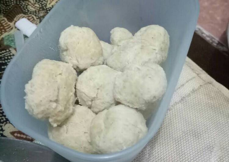 gambar untuk cara membuat Bakso Ikan Tuna with Oat