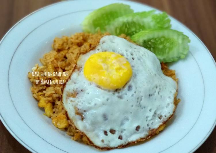 resep makanan Nasi Goreng Kampung (pakai terasi)