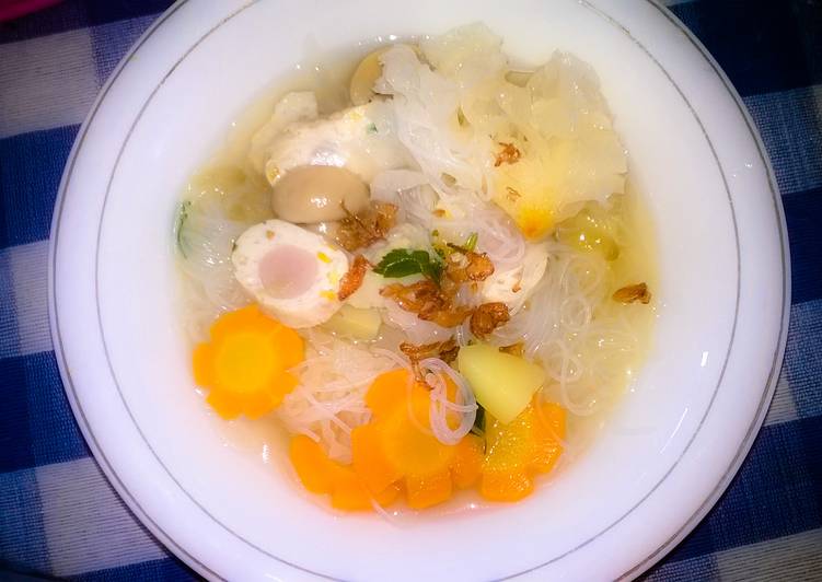 gambar untuk resep makanan Soup JaTeng (jamur tenggiri)