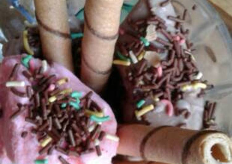 resep lengkap untuk Es Krim 10 menit ??