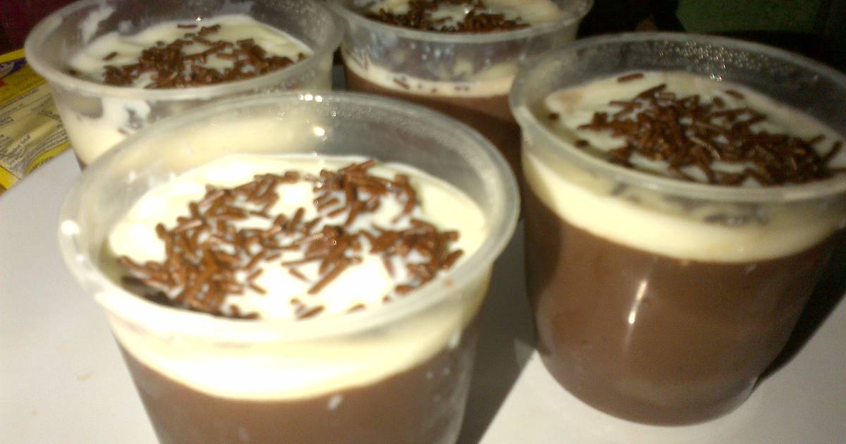 Resep Puding coklat biasa oleh mimi Askhana Cookpad