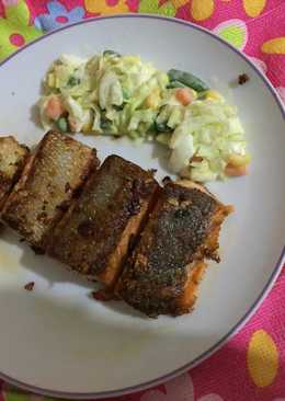 Salmon goreng mentega praktis lezat sehat