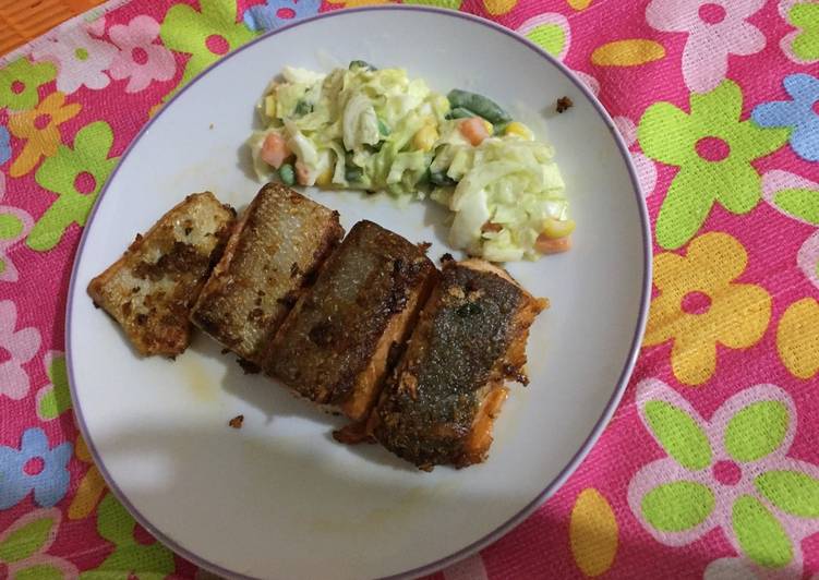 Resep Salmon goreng mentega praktis lezat sehat Dari suryani azhari