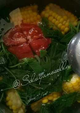 Sayur bayam bening sehat