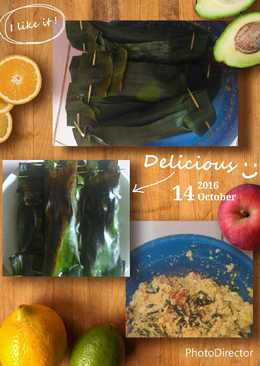 Pepes tahu kuning pedas