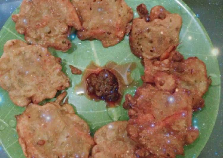 gambar untuk resep makanan Pakora india simple with curry