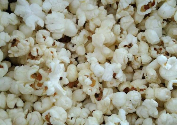 resep lengkap untuk Popcorn Happycall