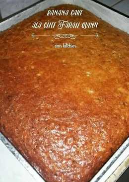 Banana cake ala chef Farah quinn