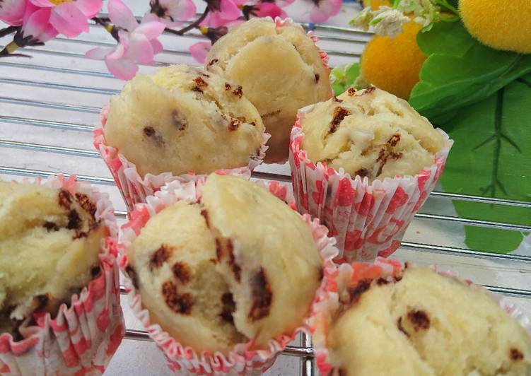 resep lengkap untuk Bolu kukus pisang