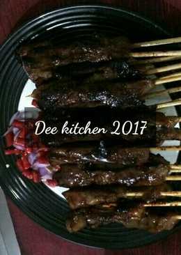 Sate ayam bumbu kecap