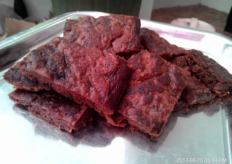 cara membuat Eggless gluten free carrot beetroot ginger cake ala cfl