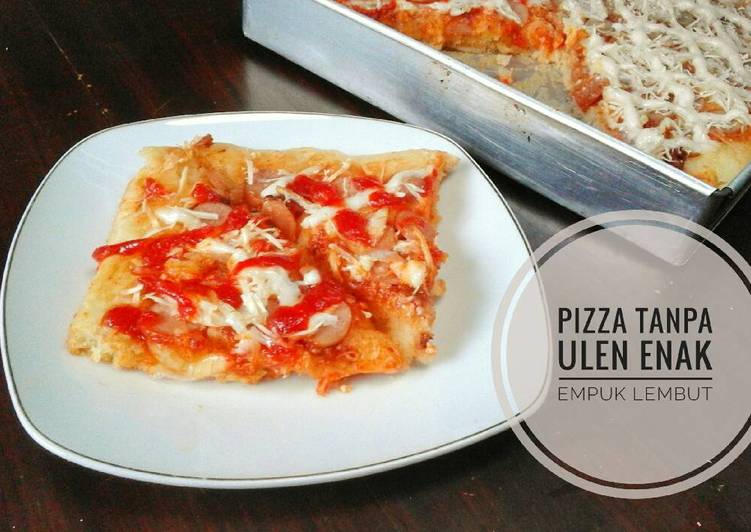 resep makanan Pizza tanpa ulen empuk lembutttt ???? anti gagal